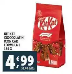 Deco Supermercati Kit kat cioccolatini icon car formula 1 offerta