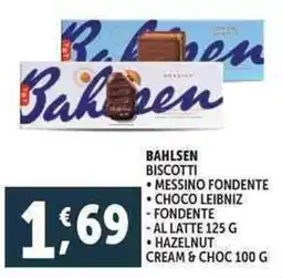 Deco Supermercati Bahlsen biscotti offerta