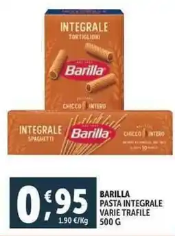 Deco Supermercati Barilla pasta integrale offerta