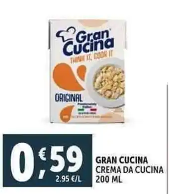 Deco Supermercati Gran cucina crema da cucina offerta