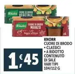 Deco Supermercati Knorr cuore di brodo offerta