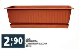 Deco Supermercati Lega balconiera con riserva d'acqua offerta