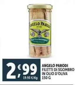 Deco Supermercati Angelo parodi filetti di sgombro in olio d'oliva offerta