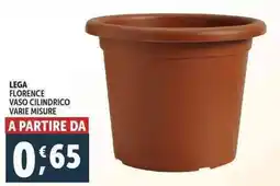 Deco Supermercati Lega florence vaso cilindrico offerta