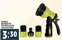 Deco Supermercati Pistola multigetto per irrigazione con raccordo offerta