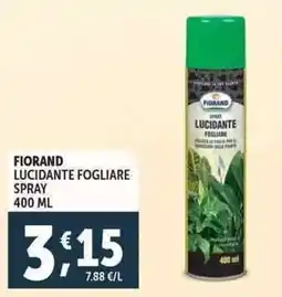 Deco Supermercati Fiorand lucidante fogliare spray offerta