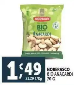 Deco Supermercati Noberasco bio anacardi offerta
