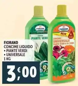 Deco Supermercati Fiorand concime liquido piante verdi, universale offerta