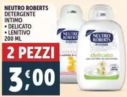 Deco Supermercati Neutro roberts detergente intimo delicato, lenitivo offerta