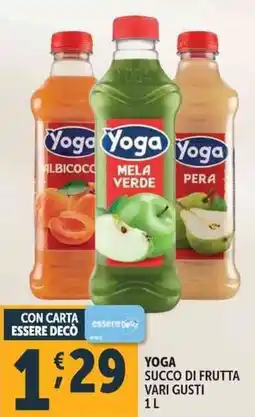 Deco Supermercati Yoga succo di frutta offerta