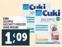 Deco Supermercati Cuki gelopiù sacchetti freezer offerta
