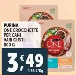 Deco Supermercati Purina one crocchette per cani offerta