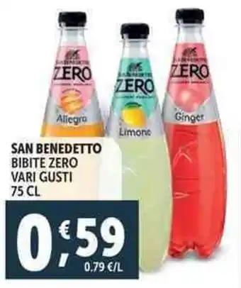 Deco Supermercati San benedetto bibite zero offerta