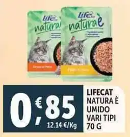 Deco Supermercati Lifecat natura è umido offerta
