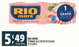 Deco Supermercati Rio mare tonno all'olio di oliva offerta