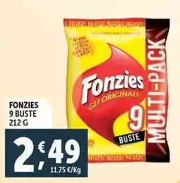 Deco Supermercati Fonzies 9 buste offerta