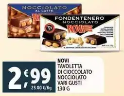 Deco Supermercati Novi tavoletta di cioccolato nocciolato offerta