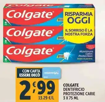 Colgate dentifricio protezione carie