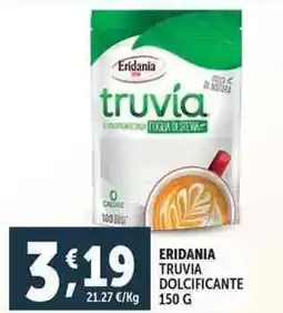 Deco Supermercati Eridania truvia dolcificante offerta