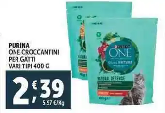 Deco Supermercati Purina one croccantini per gatti offerta