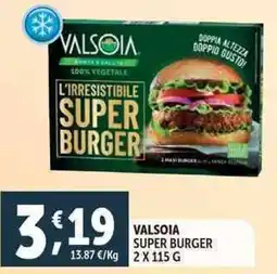Deco Supermercati Valsoia super burger offerta