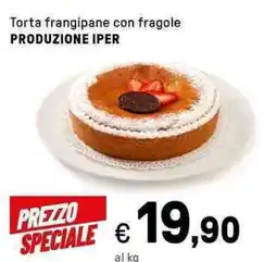 Iper La Grande Torta frangipane con fragole PRODUZIONE IPER offerta
