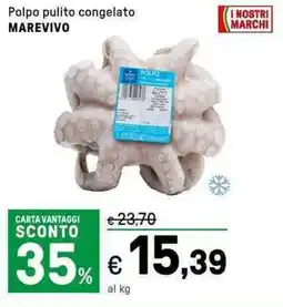 Iper La Grande Polpo pulito congelato MAREVIVO offerta