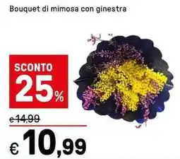 Iper La Grande Bouquet di mimosa con ginestra offerta