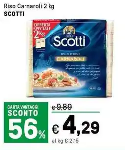 Iper La Grande Riso Carnaroli SCOTTI offerta