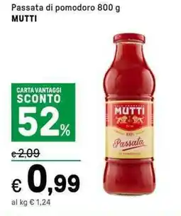 Iper La Grande Passata di pomodoro MUTTI offerta