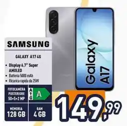 Iper La Grande SAMSUNG galaxy A1746 offerta