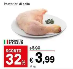 Iper La Grande Posteriori di pollo offerta