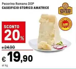Iper La Grande Pecorino Romano DOP CASEIFICIO STORICO AMATRICE offerta