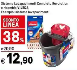 Iper La Grande Sistema Lavapavimenti Completo Revolution VILEDA offerta