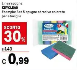 Iper La Grande Linea spugne KEYCLEAN offerta