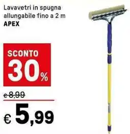 Iper La Grande Lavavetri in spugna allungabile fino APEX offerta