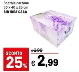 Iper La Grande Scatola cartone BIB IDEA CASA offerta