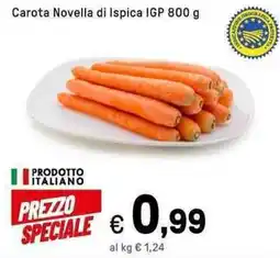 Iper La Grande Carota Novella di Ispica IGP offerta