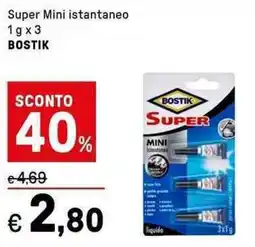 Iper La Grande Super Mini istantaneo BOSTIK offerta
