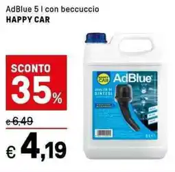 Iper La Grande AdBlue con beccuccio HAPPY CAR offerta