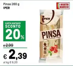 Iper La Grande Pinsa IPER offerta
