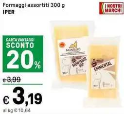 Iper La Grande Formaggi assortiti IPER offerta