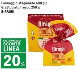 Iper La Grande Formaggio stagionato o Grattugiato fresco BIRAGHI offerta