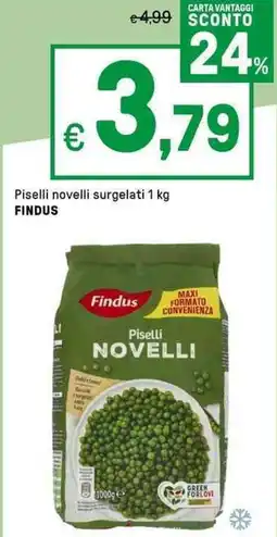 Iper La Grande Piselli novelli surgelati FINDUS offerta