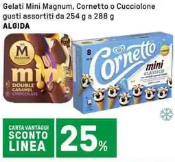 Iper La Grande Gelati Mini Magnum, Cornetto o Cucciolone gusti assortiti ALGIDA offerta