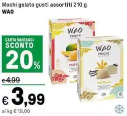 Iper La Grande Mochi gelato WAO offerta