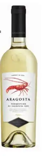 Conad Vermentino di Sardegna DOC Aragosta Cantina Santa Maria La Palma offerta