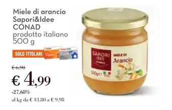 Miele di arancio Sapori&Idee CONAD