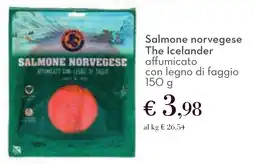 Conad Salmone norvegese The Icelander affumicato con legno di faggio offerta