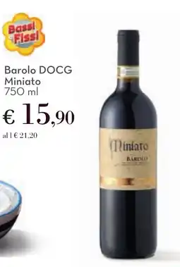 Conad Barolo DOCG Miniato offerta